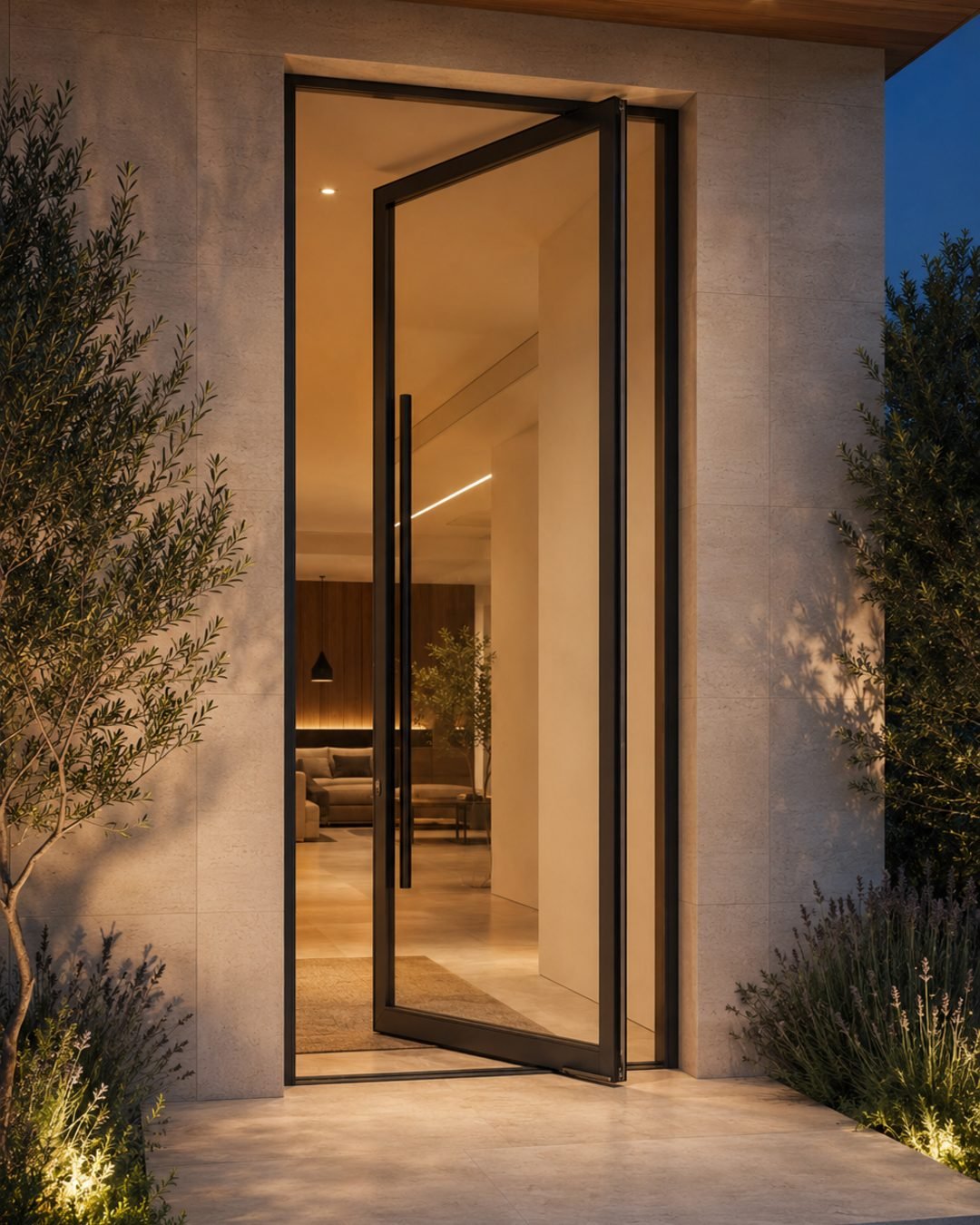 Pivot entrance